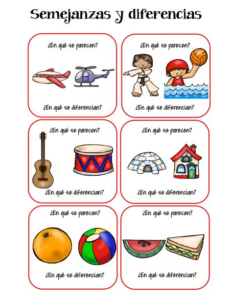 Comparación Semejanza Entre Dos Cosas