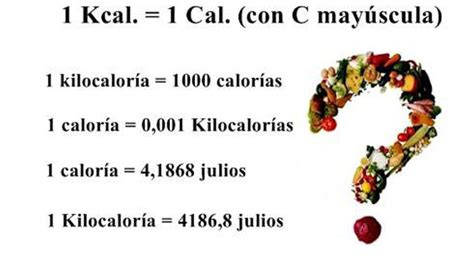 Cuál es la diferencia entre calorías y kilocalorías