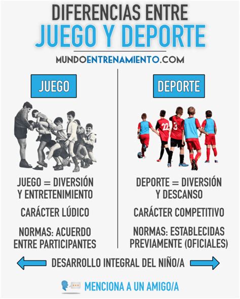 Cual es la diferencia entre juego y deporte