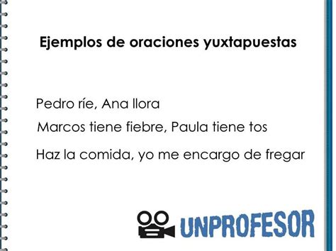 Ejemplos De Yuxtaposición Infantil