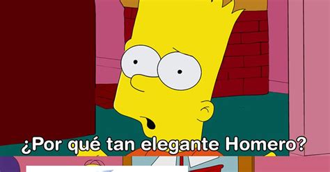 Meme por qué tan elegante homero - Sujeto