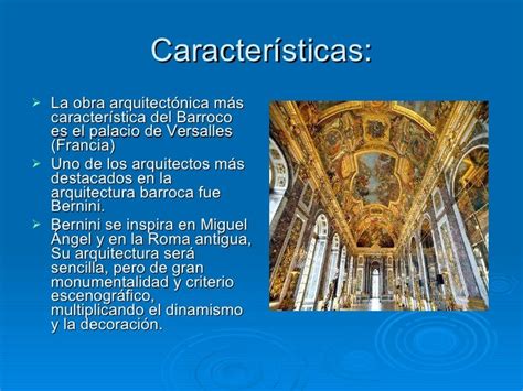 Principales caracteristicas del barroco
