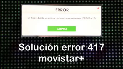 Error 4027 movistar