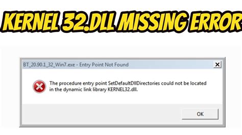 Error kernel32.Dll