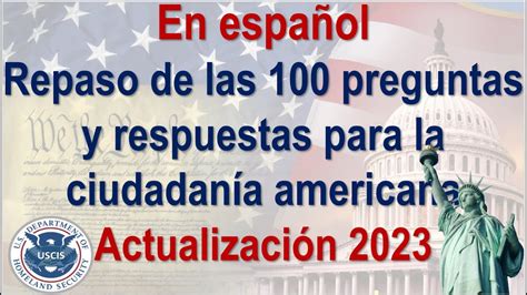 Las 100 preguntas de la ciudadanía en español