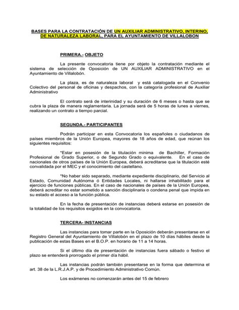 Preguntas oposiciones auxiliar administrativo
