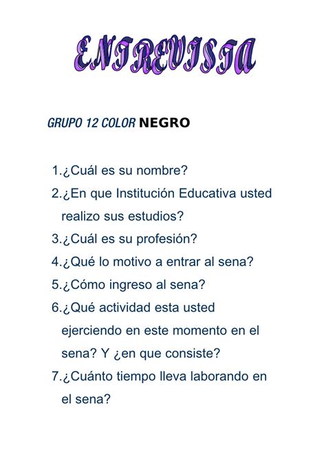 Preguntas que te pueden hacer en una entrevista