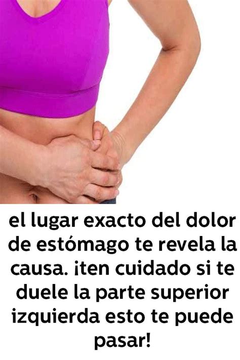 Xq me da dolor en el vientre